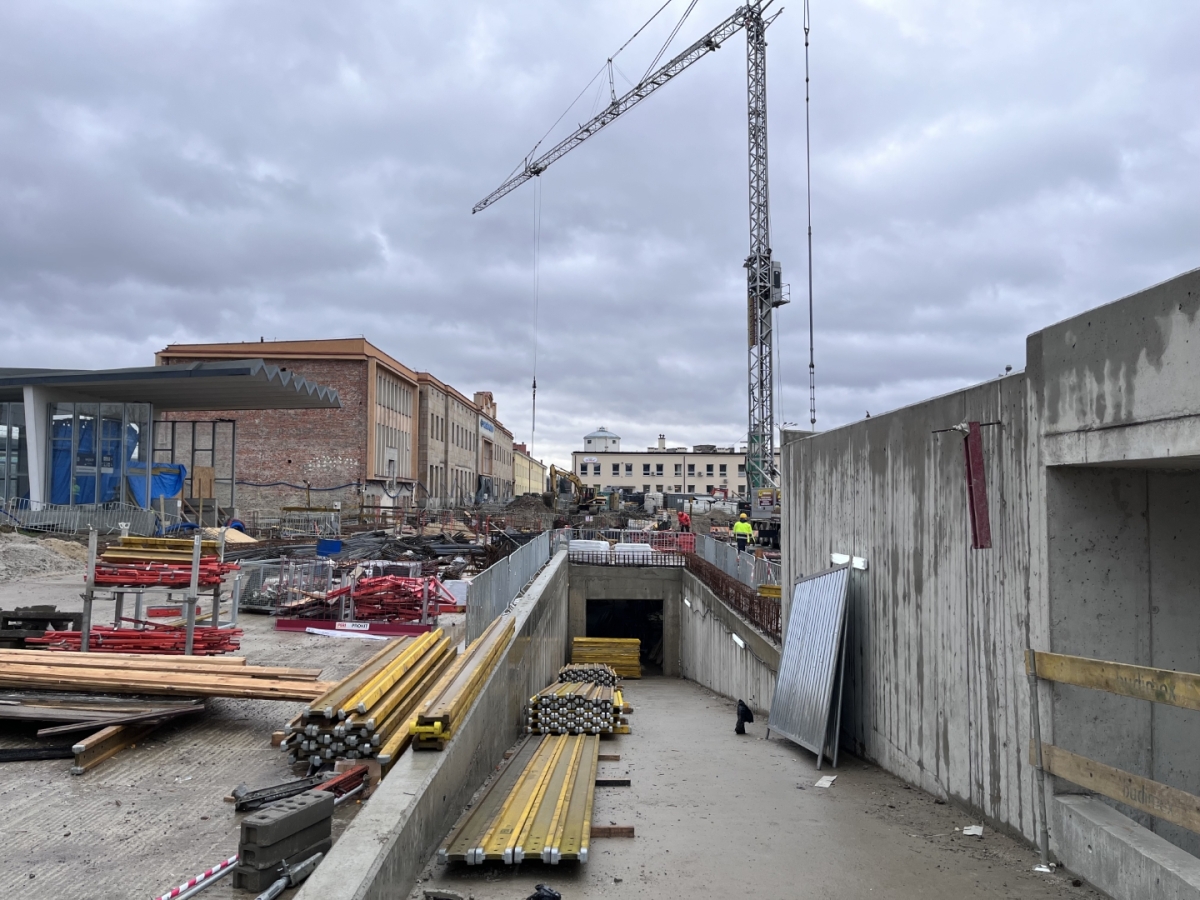 Budowa Rzeszowskiego Centrum Komunikacyjnego [styczeń 2023]